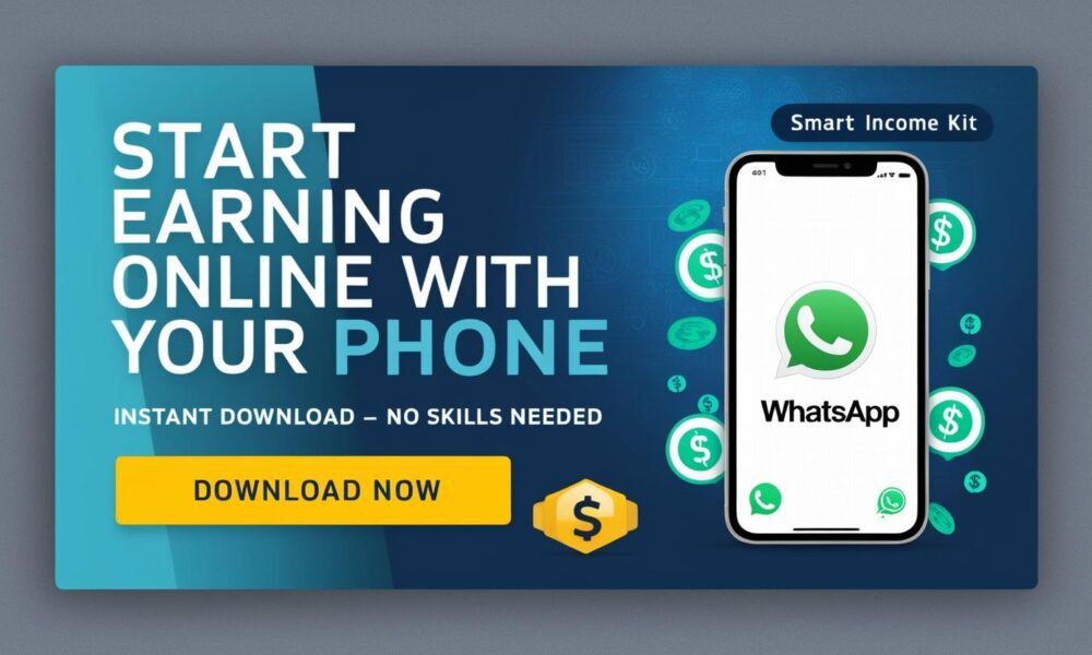 Start earning online with your phone – Smart Income Kit Preview ✅
